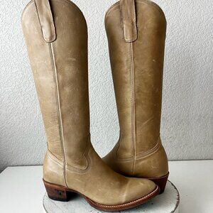 Lane PLAIN JANE Womens Cowboy Boots Butterscotch Western Cowgirl Tall Size 7.5
